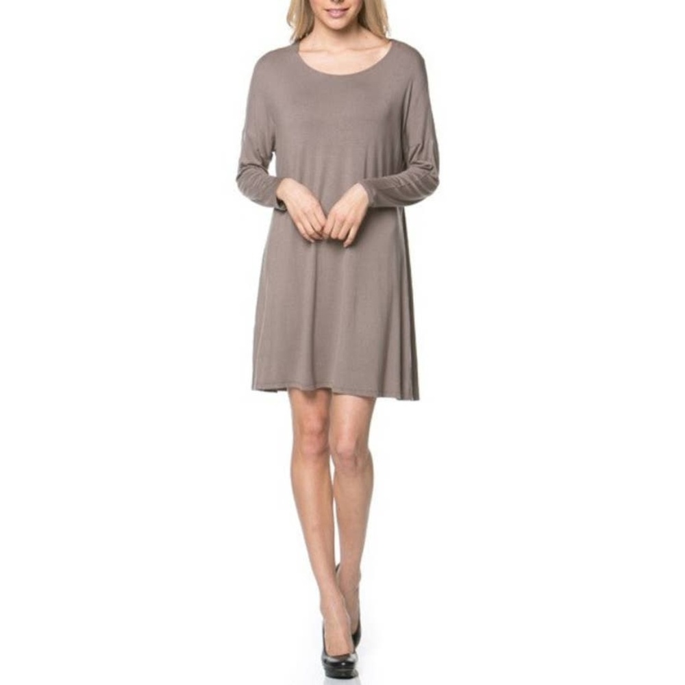 🚨🚨🚨Long Sleeve Above the Knee Tunic Dress🚨🚨🚨
